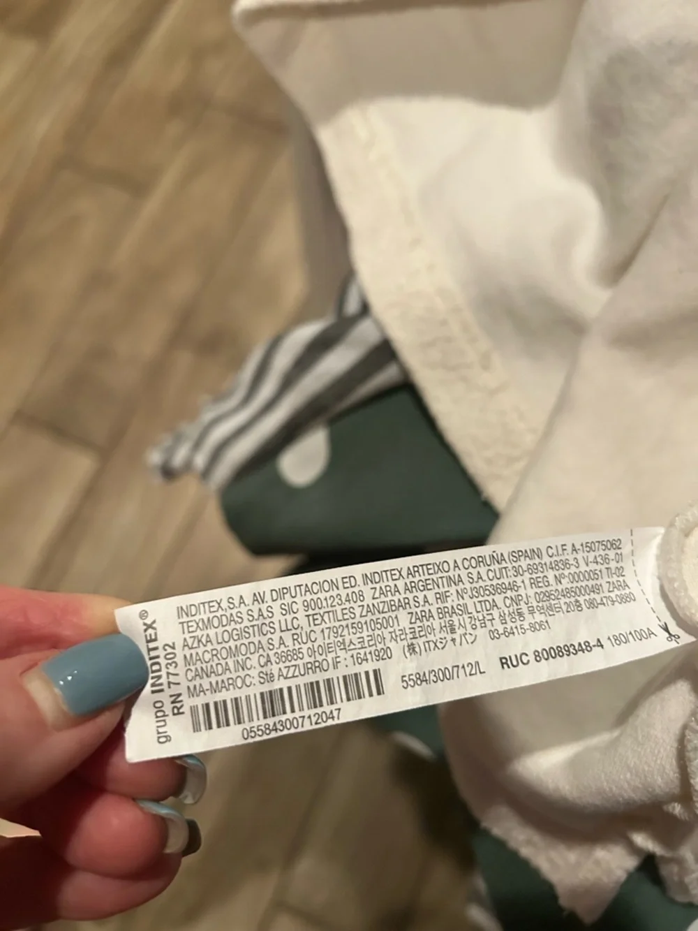 ZARA Cream Knit Polo Top - Picture 5 of 5